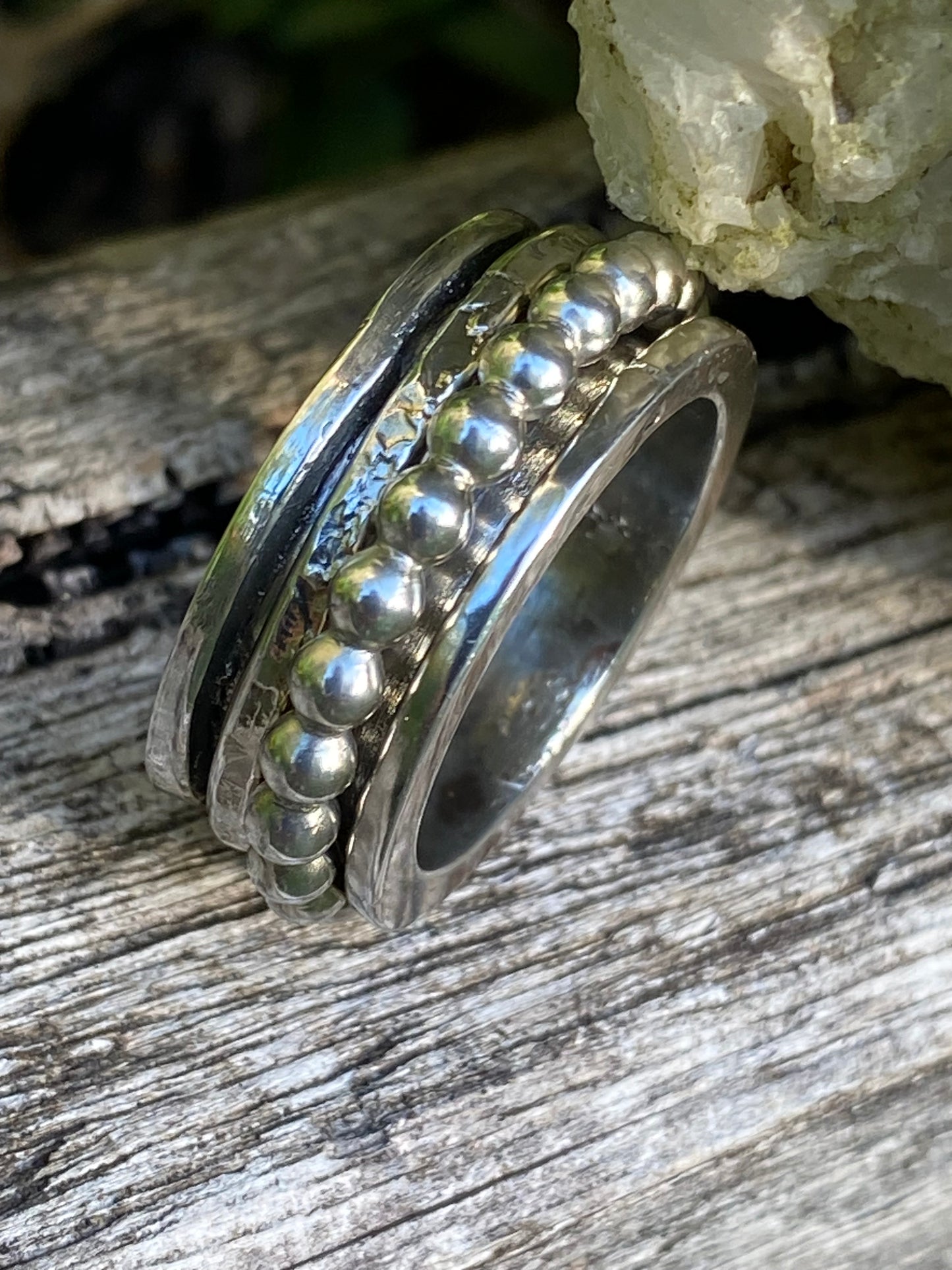 Handmade Sterling Silver Spinner Ring sold