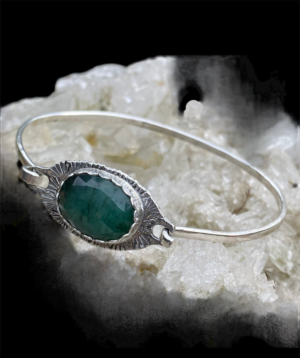 Emerald and duv hot sale cuff bracelet