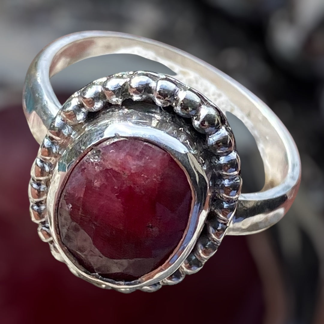 Handmade Ruby Ring sold