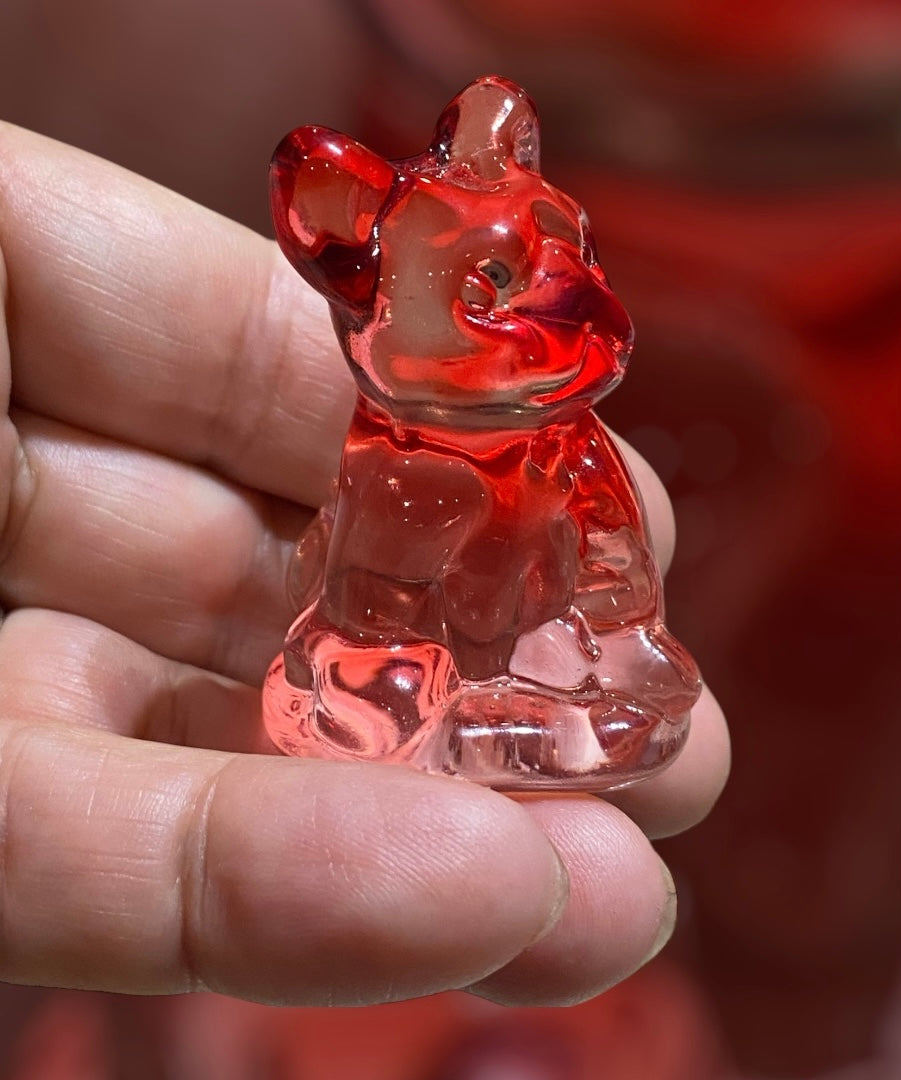 French Bulldog Carvings Figurines