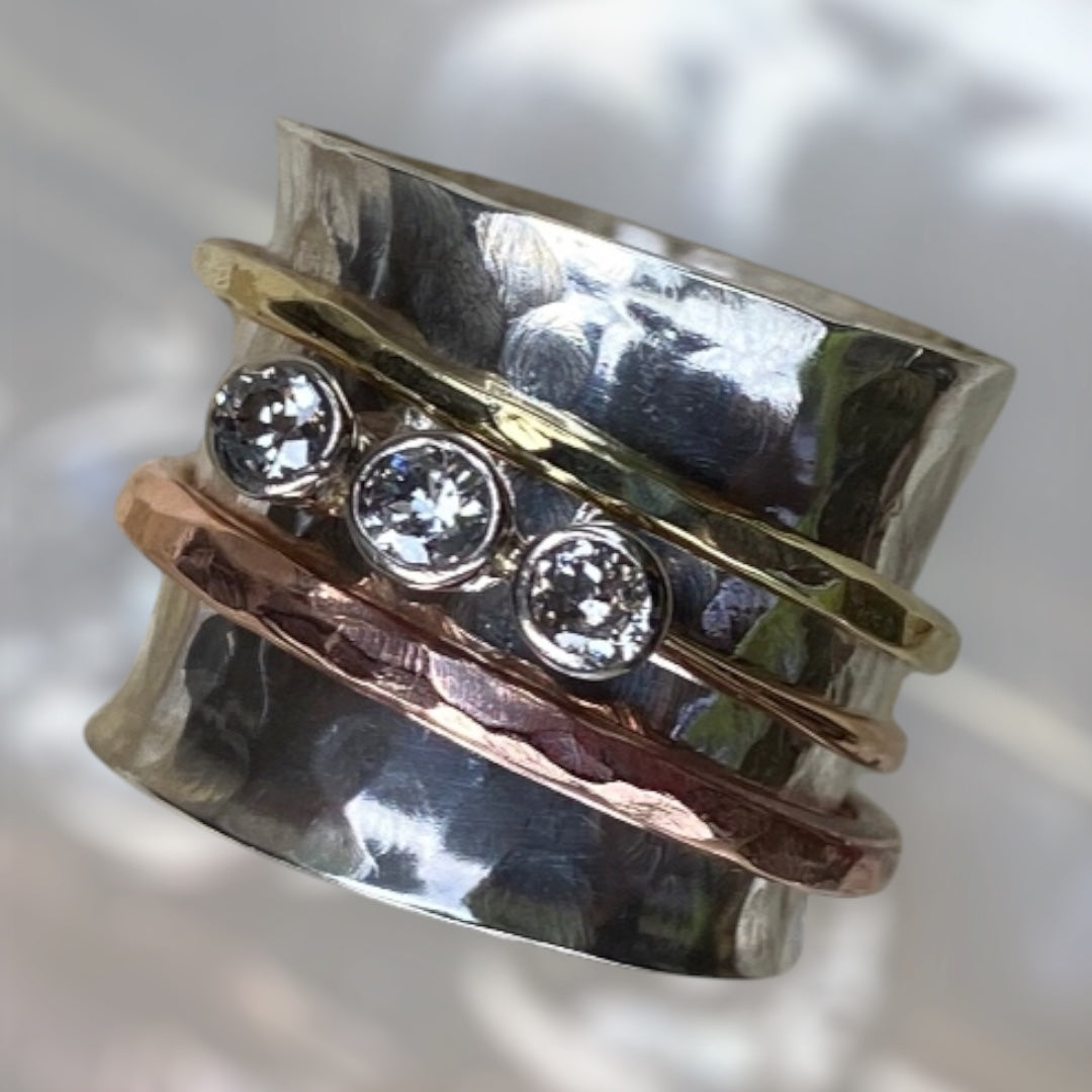 Custom Handmade Spinner Ring For Busters Mum sold