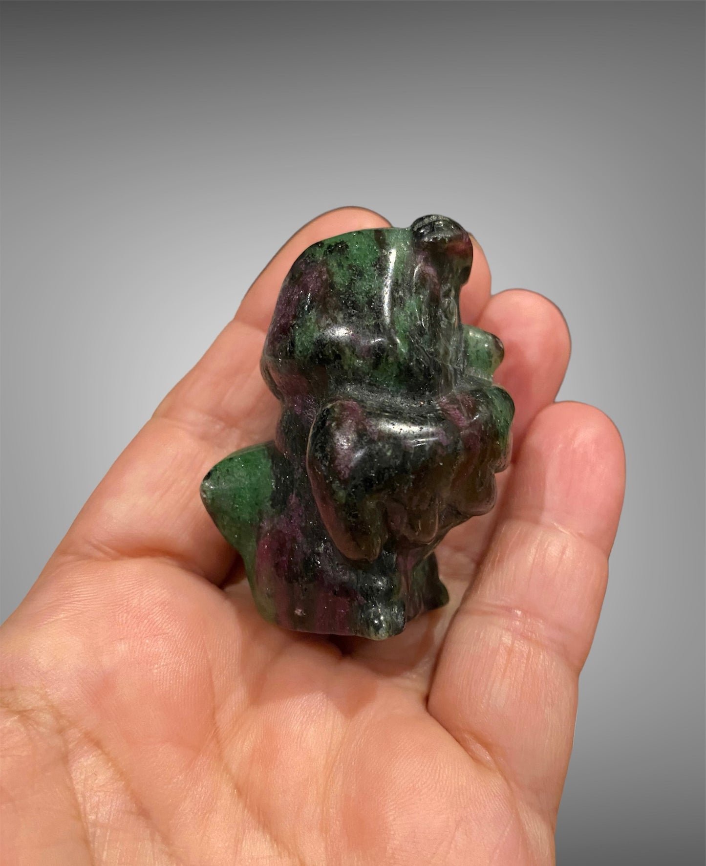 Ruby in Zoisite Owl