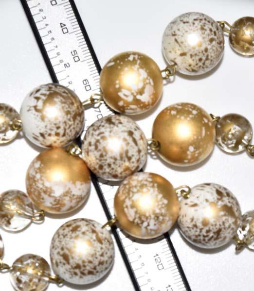 Vintage Made in Italy 3 Strand Bead Bracelet