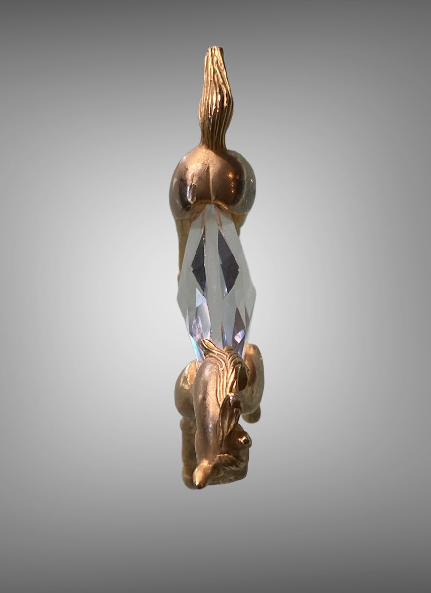 SWAROVSKI MANON CRYSTAL FIGURINE Prancing Horse 1984 RETIRED