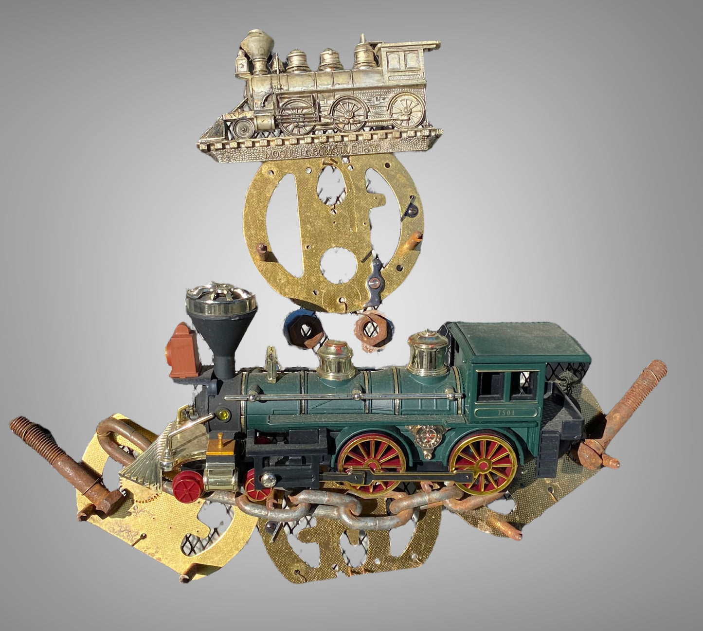 Steampunk Train Decor