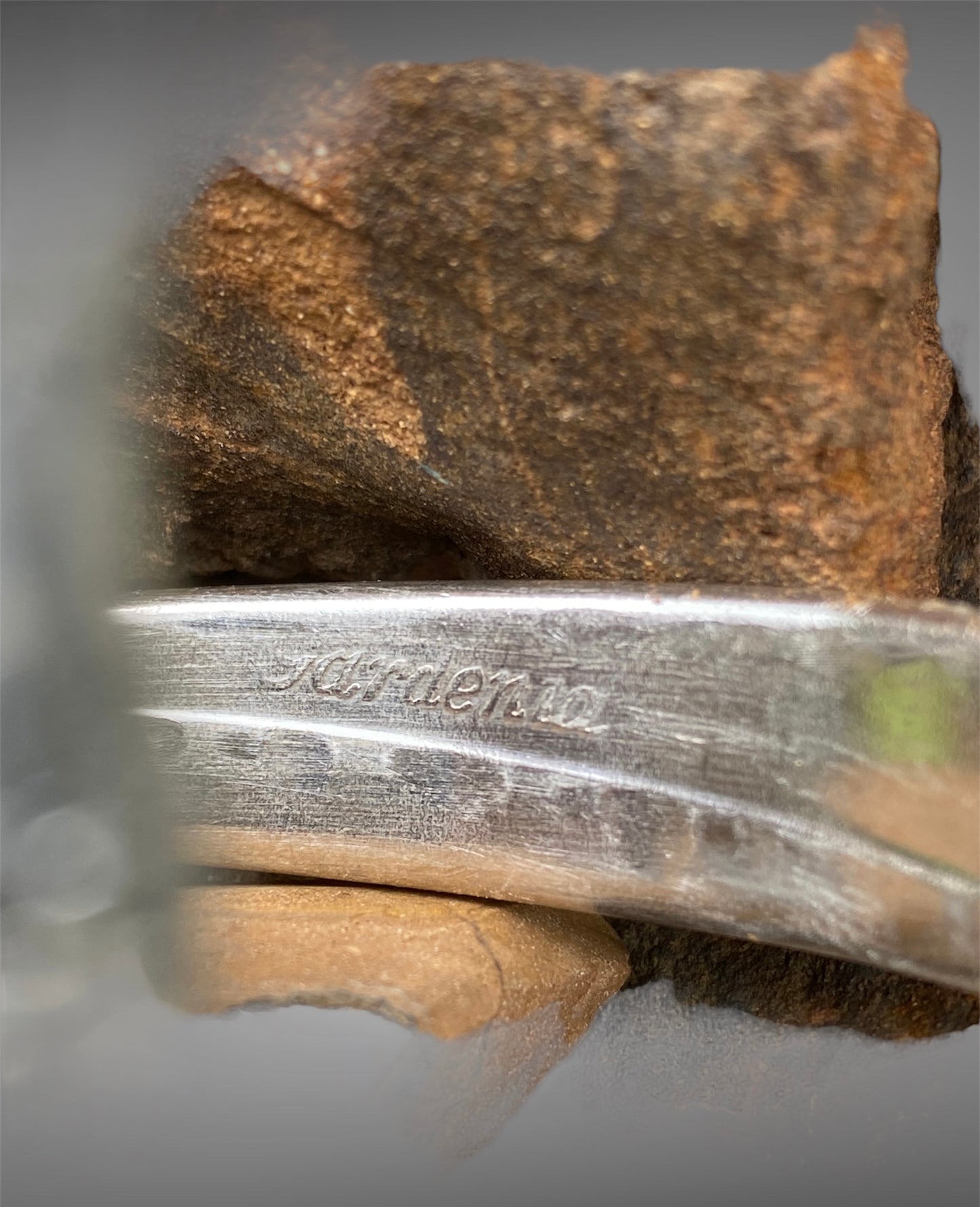 Vintage Soup Spoon Whale Tail Cuff sold