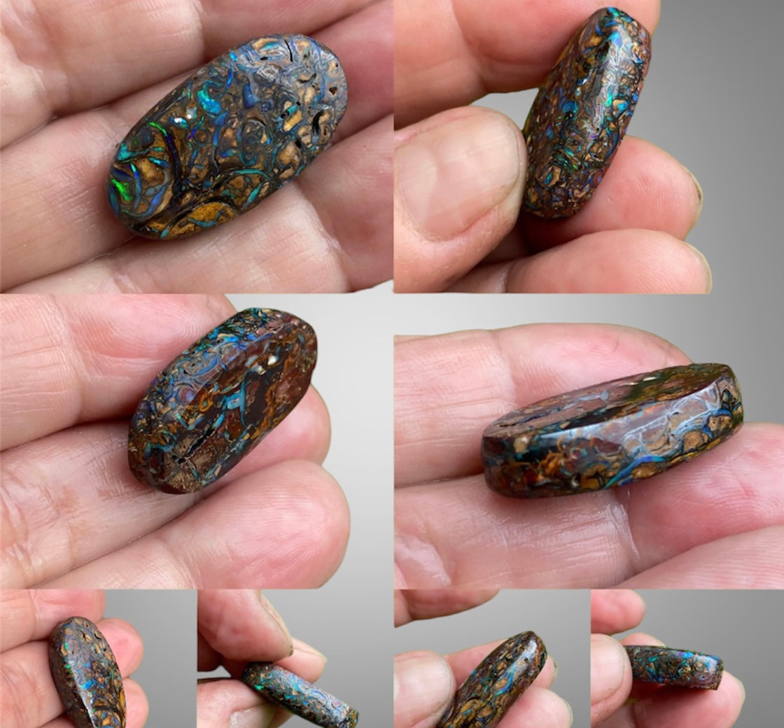 Handmade Yowah Nut Opal Ring sold