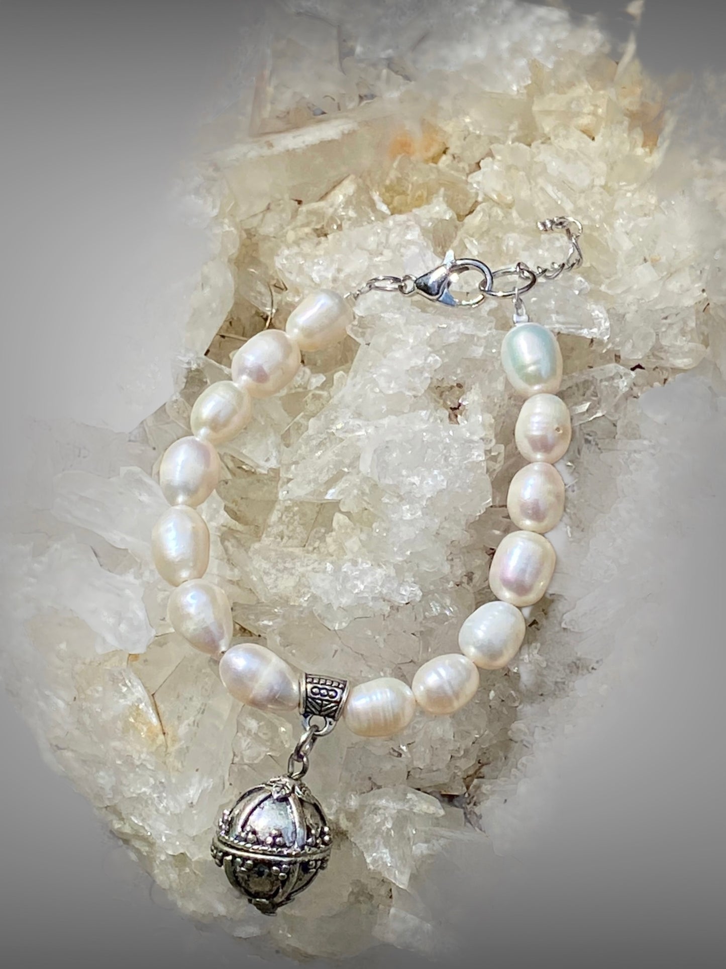 Handmade Pearl Bead Earrings