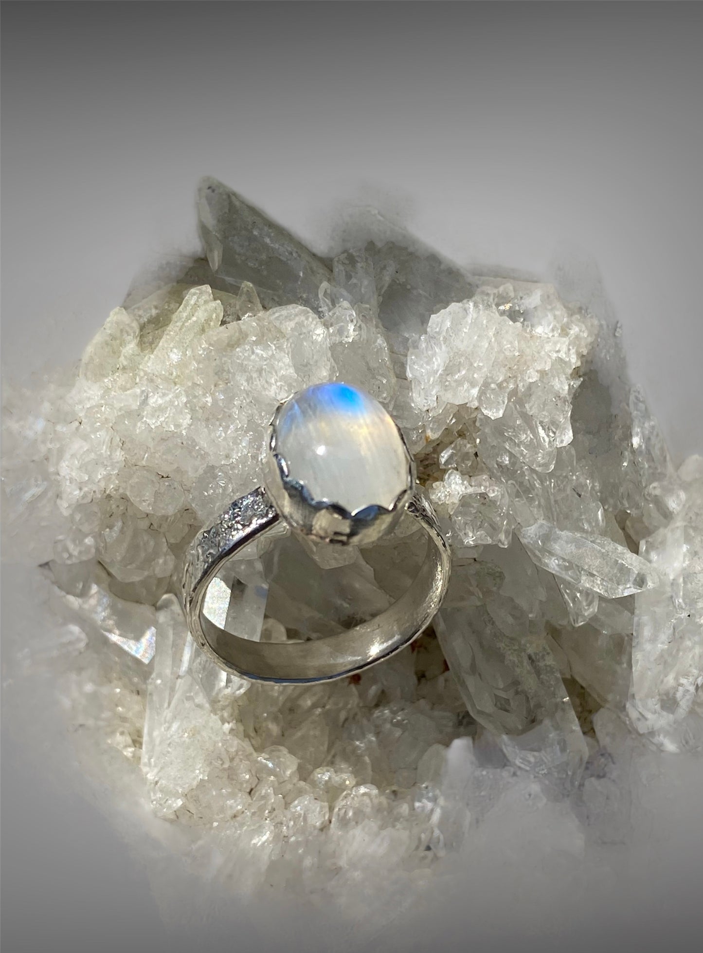 Handmade Moonstone Petite Ring