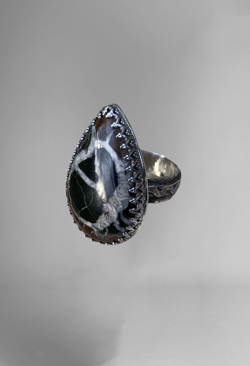 Septarian ring sales