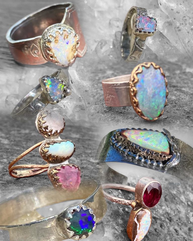 How to clean and care for Australian opal jewellery including opal rings, pendants and sterling silver jewellery