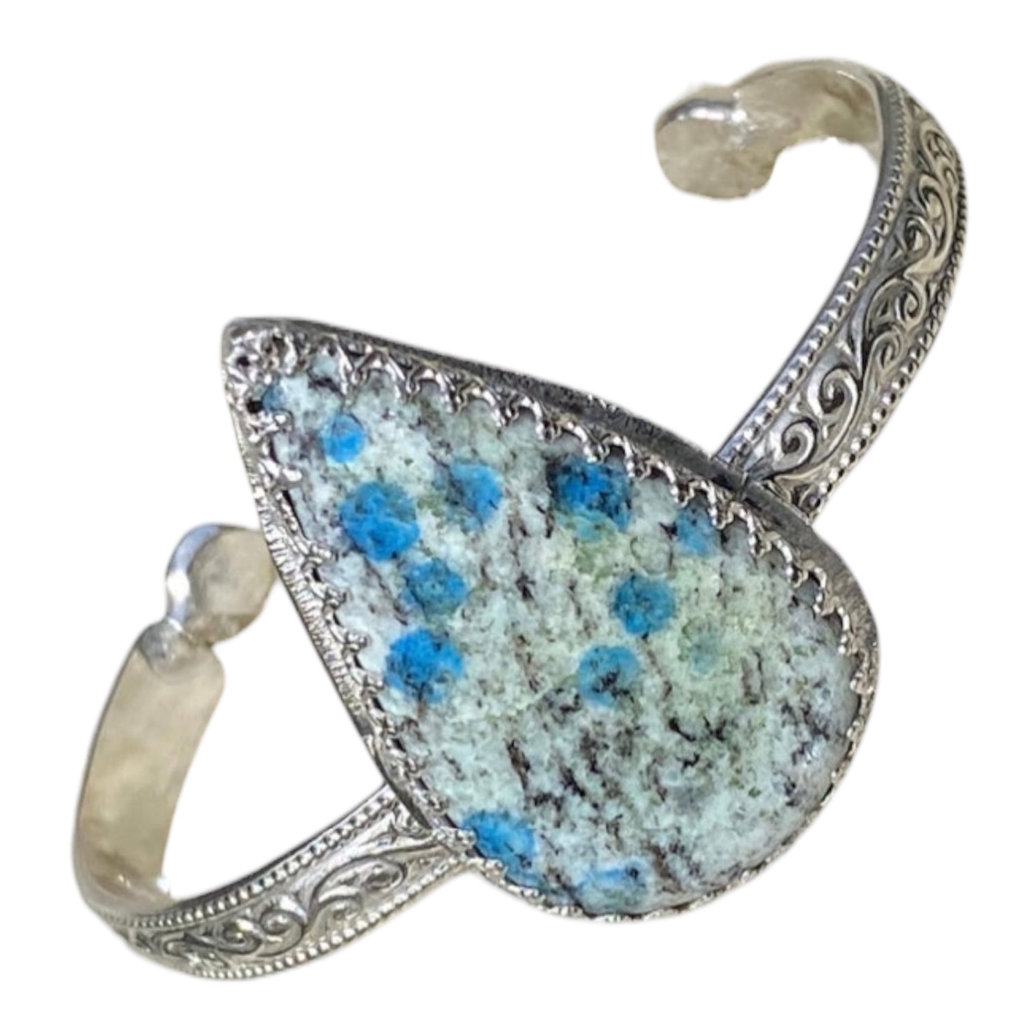 Lapis Lazuli Tension Cuff Bracelet