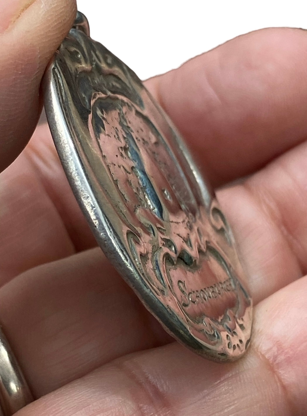 Dutch Auricular Silver Pendant – “Schouburgh” Lutma Style (835 Silver)