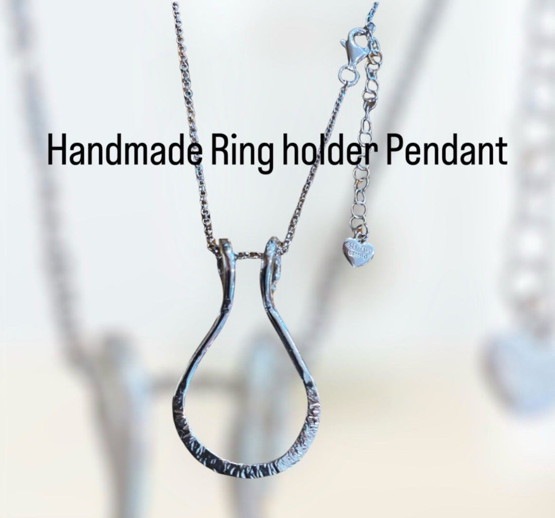 Handmade Sterling Silver Ring Keeper Pendant sold