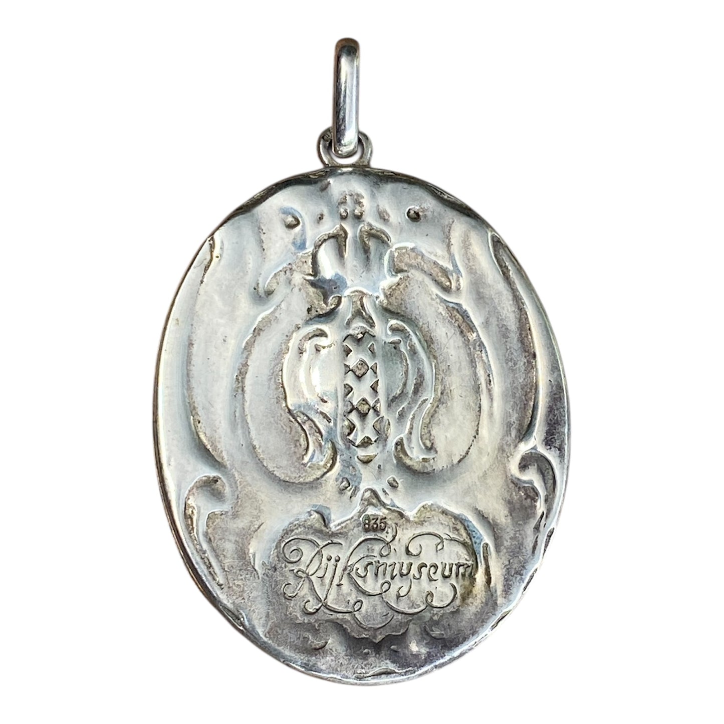 Dutch Auricular Silver Pendant – “Schouburgh” Lutma Style (835 Silver)