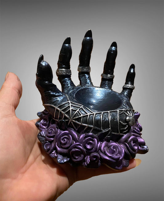 Witchy Hand Crystal Sphere Stand
