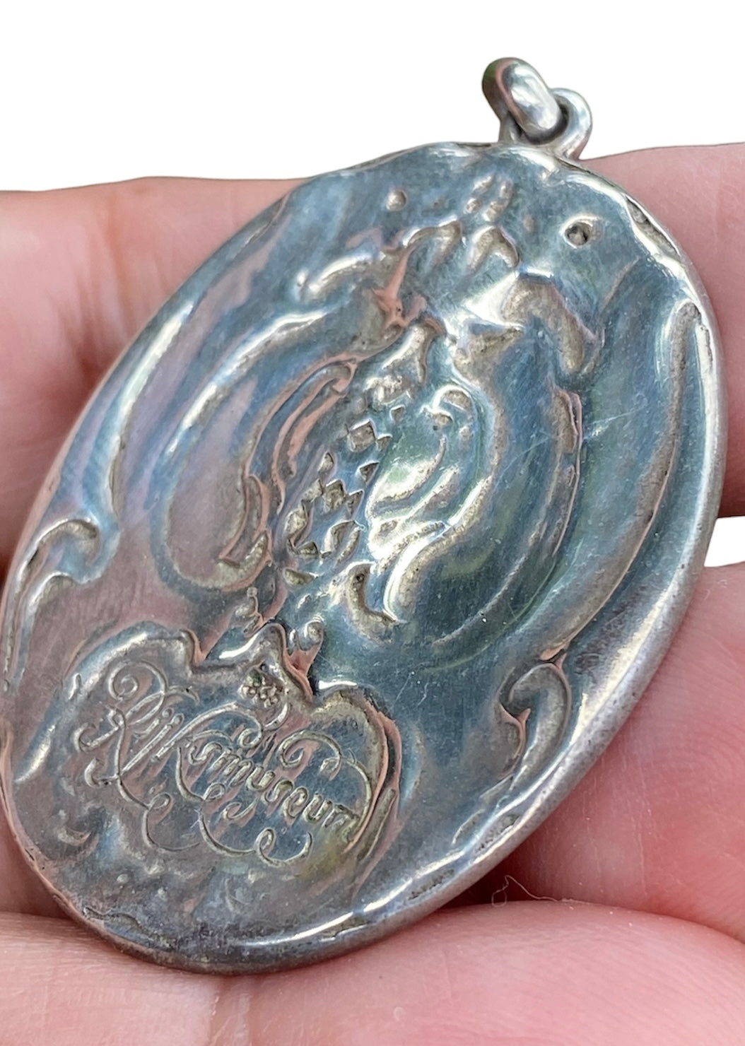 Dutch Auricular Silver Pendant – “Schouburgh” Lutma Style (835 Silver)