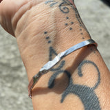 Hand Forged Solid Silver Bangle