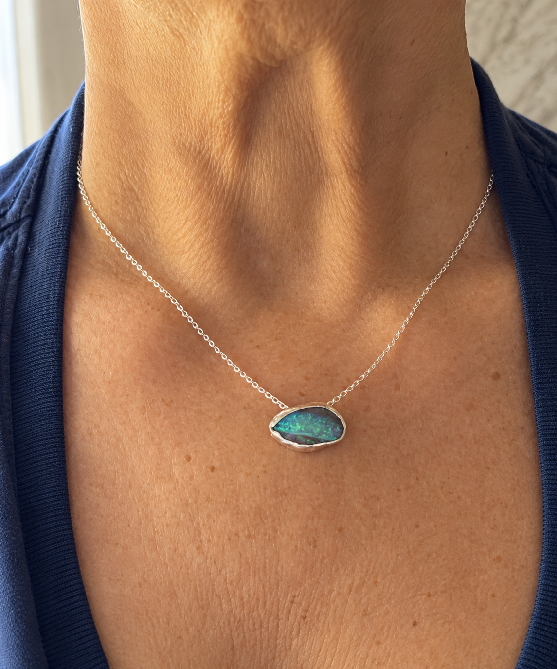 Custom Queensland Pipe Opal Motherhood Pendant