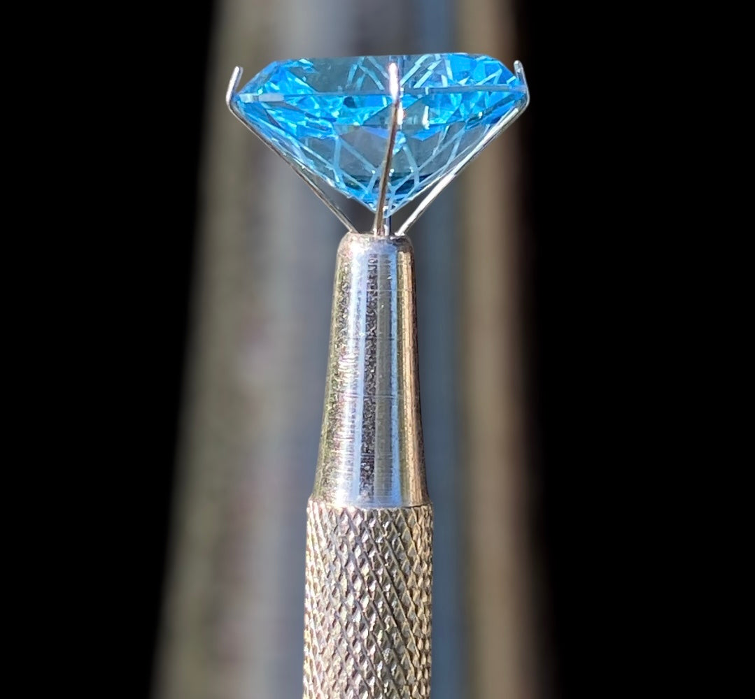 Handmade Blue Topaz Cocktail Ring