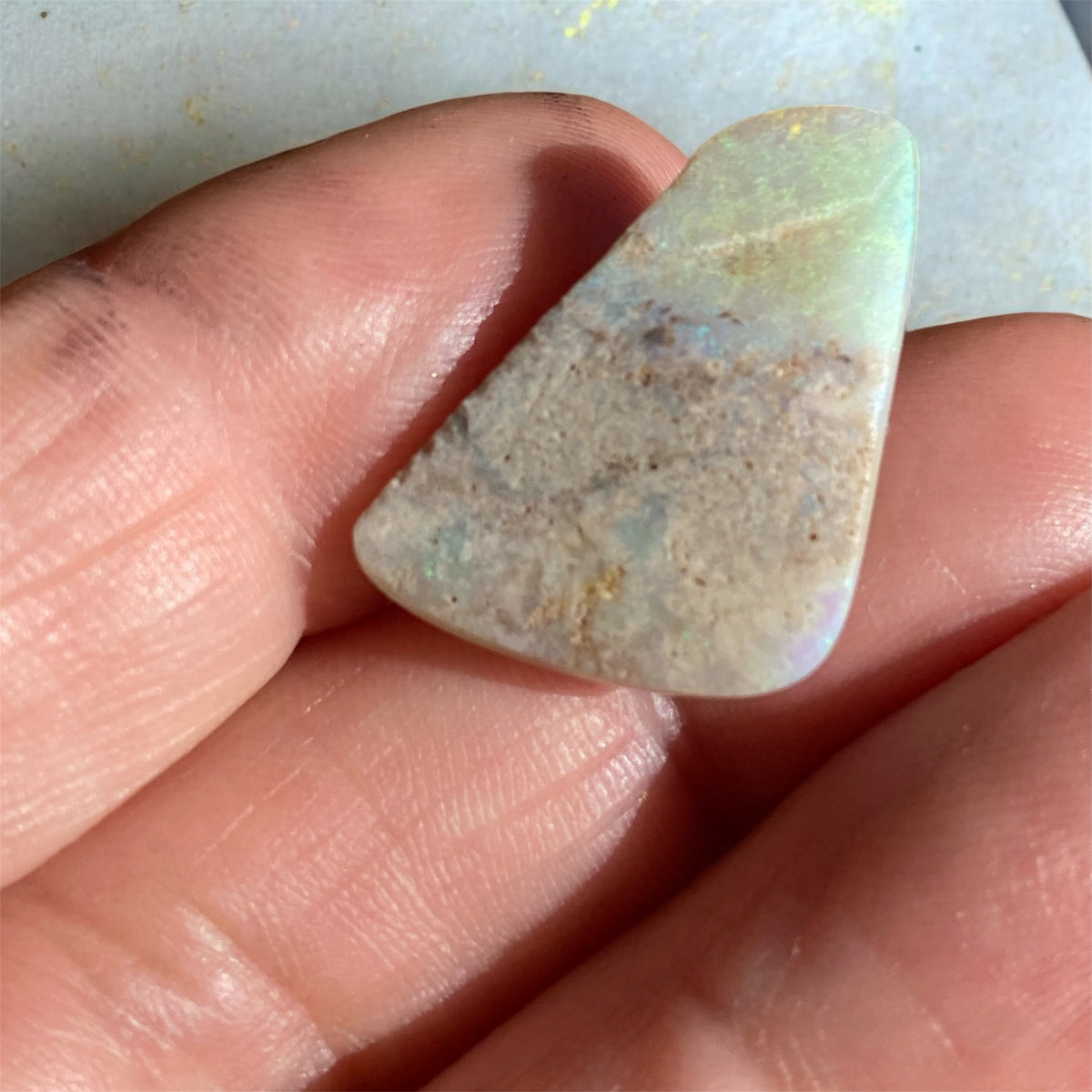 15.25 ct Natural LR Opal Loose or Handmade Silver Pendant