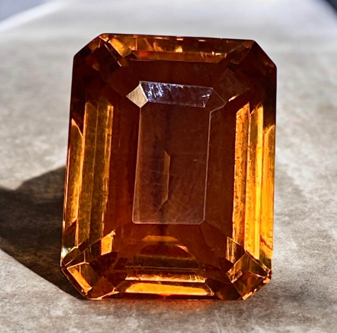 Natural Colour Change Zultanite 15.60ct Emerald Cut Loose Gemstone