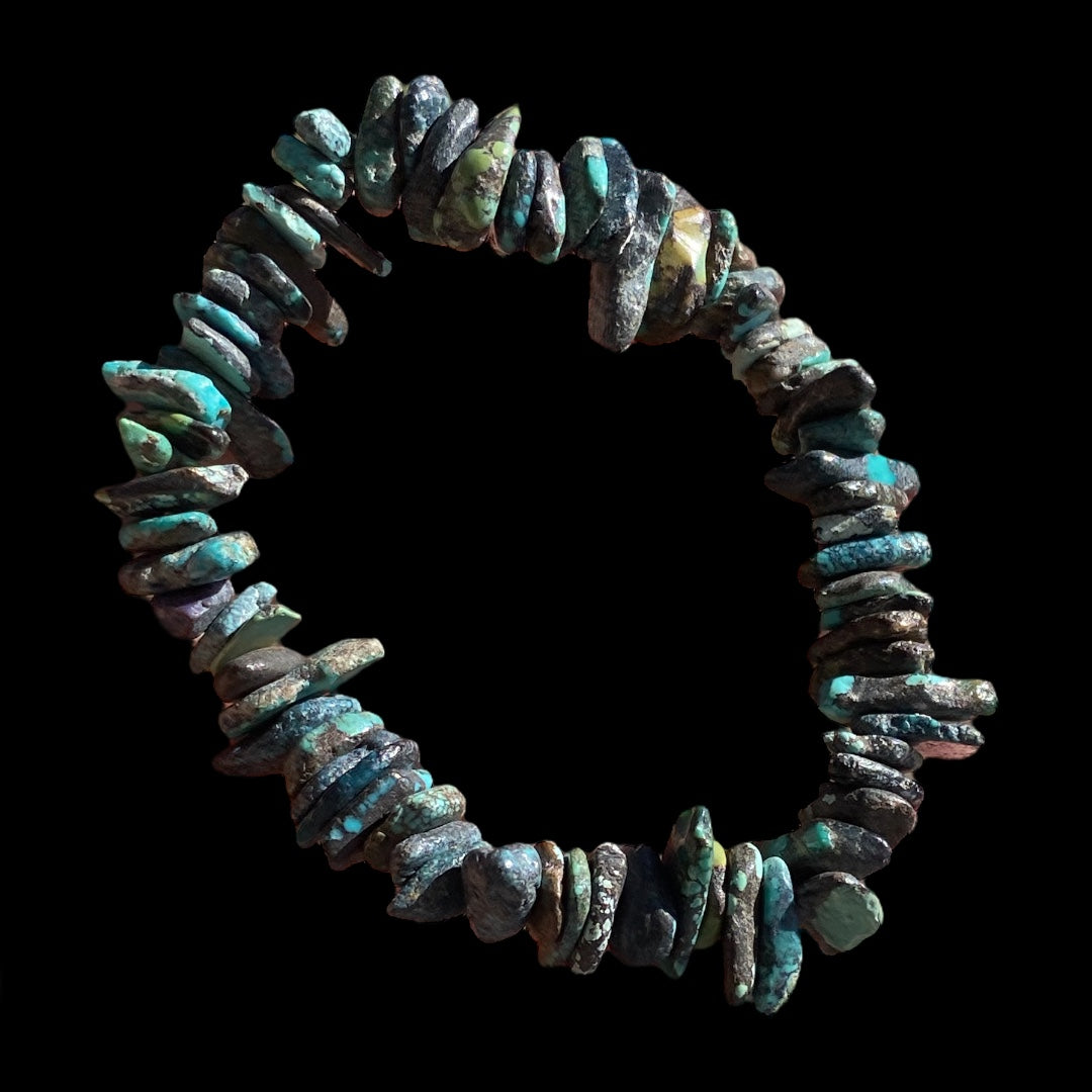 Natural Turquoise Bead Bracelet