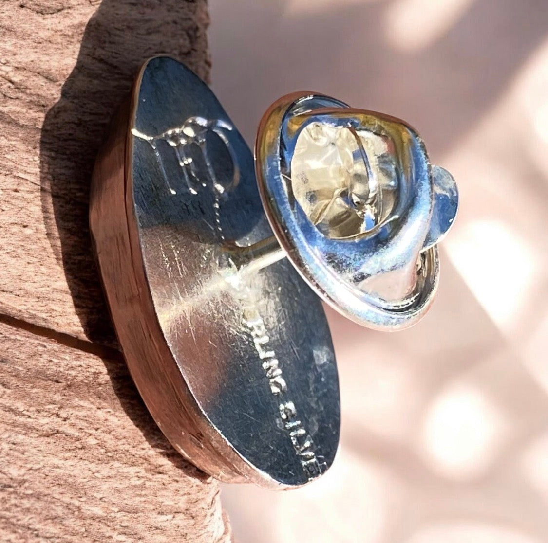 Custom Sterling Silver Australian Opal Hat Pins | SOLD