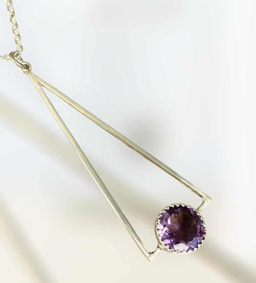 Handmade Amethyst Pendant