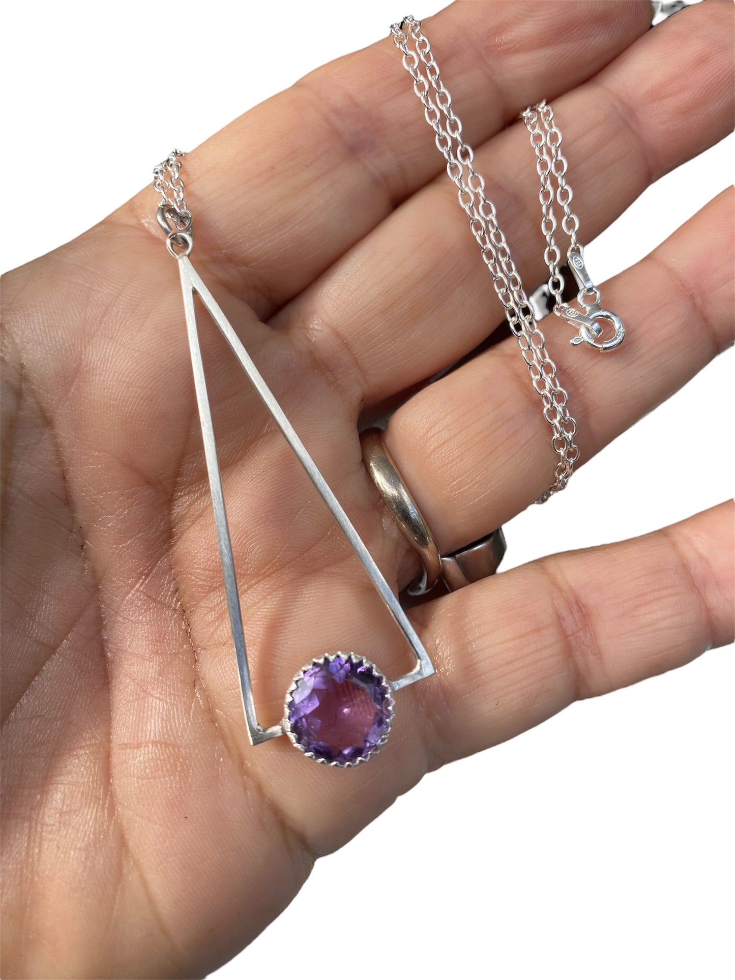 Handmade Amethyst Pendant
