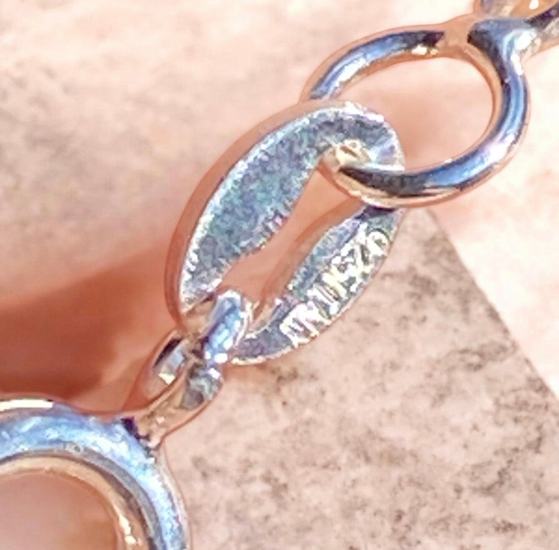 Handcrafted Bacon Opal & Turquoise Crescent Moon Sterling Silver Pendan