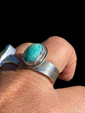 Handmade Amazonite Sterling Silver Ring