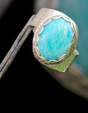 Handmade Amazonite Sterling Silver Ring