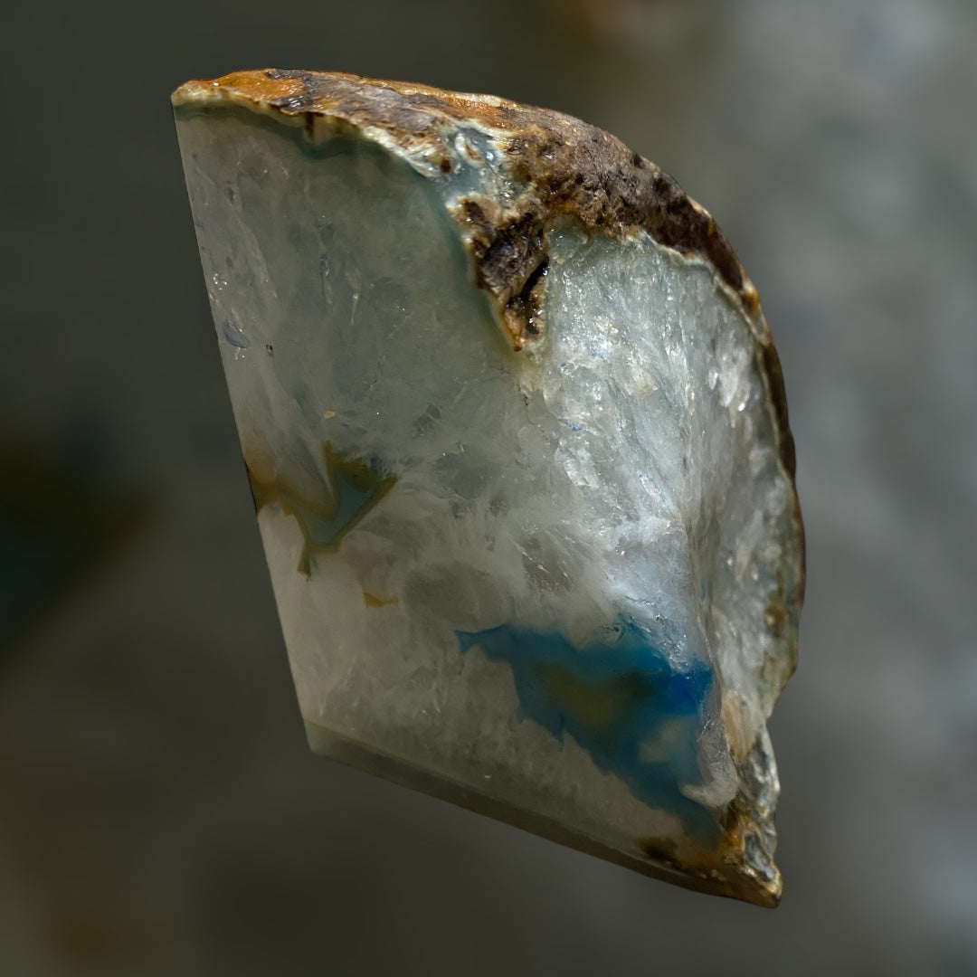 Blue Dyed Brazilian Agate