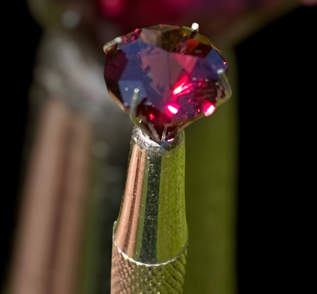 Handmade Garnet Sterling Silver Ring sold