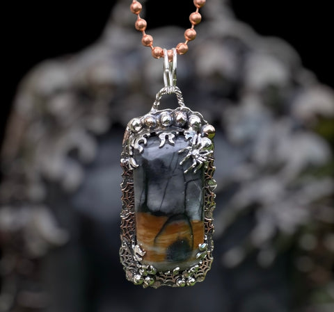 Handmade Bespoke Picasso Marble Pendant