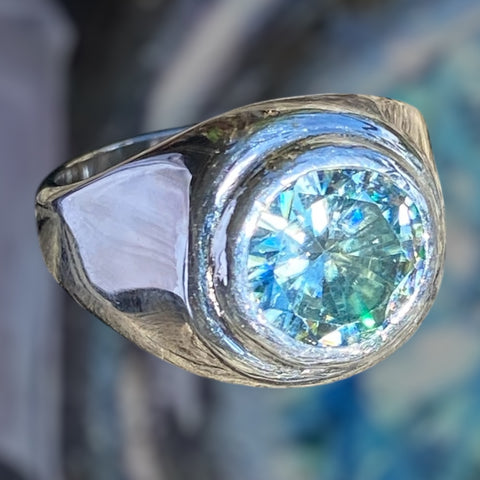 Handmade Moissanite Ring
