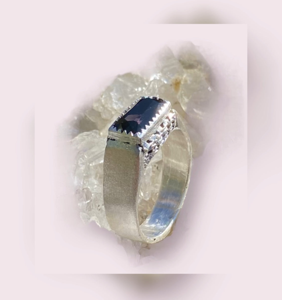Handmade Purple Spinel Ring sold