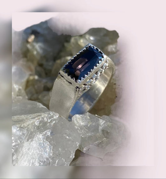 Handmade Purple Spinel Ring sold