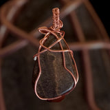 Copper Wrapped Qld Boulder Opal Pendant
