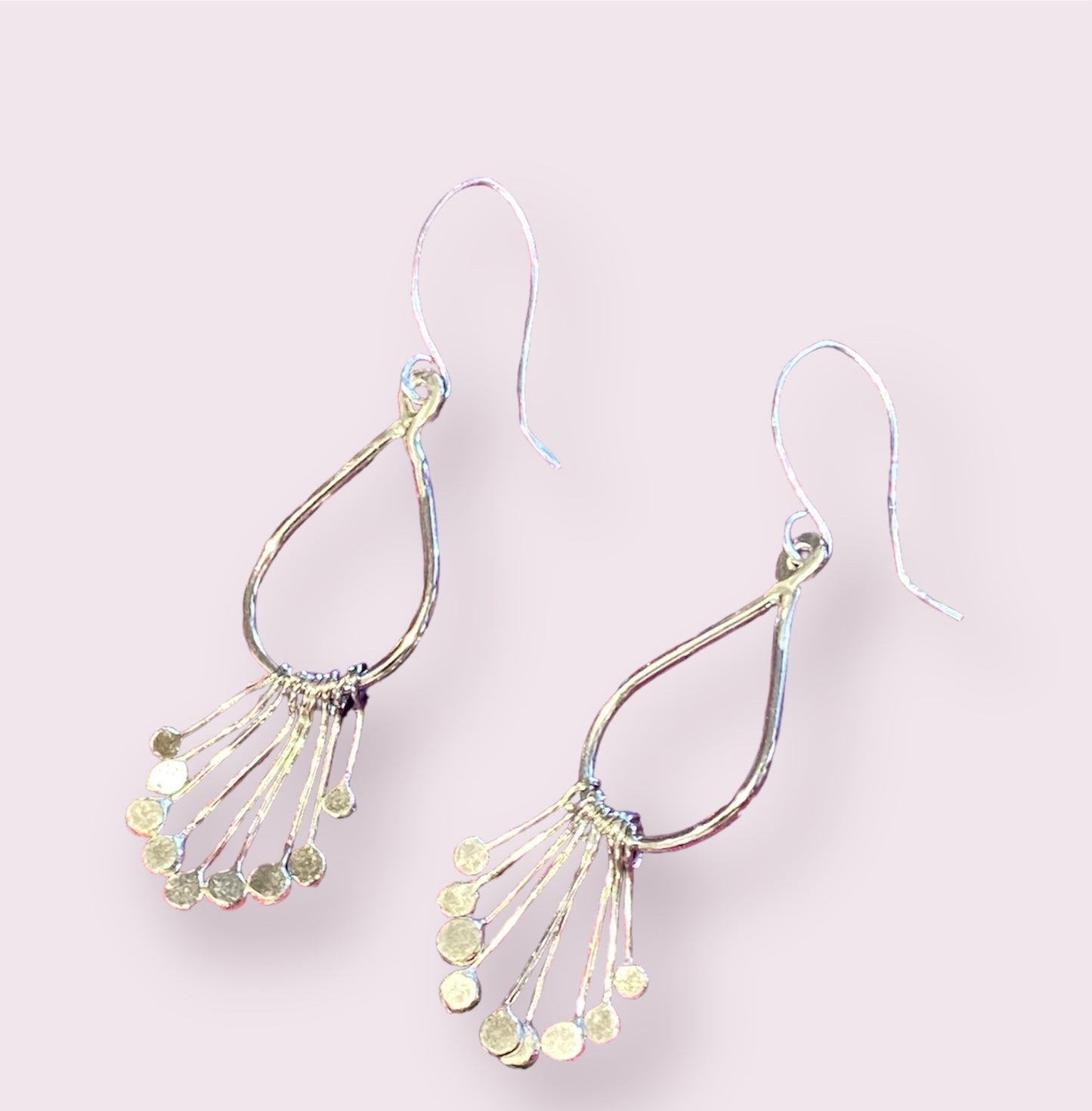 Handmade Sterling Silver Dangle Earrings sold