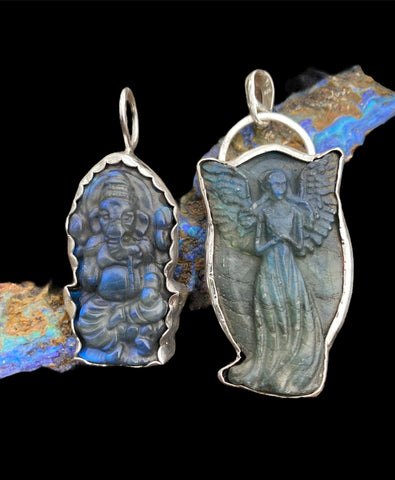 Handmade Labradorite Pendants