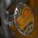 Handmade Bubblebee Jasper Ring