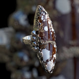 Handmade Wild Horse Magnesite Sterling Silver Ring