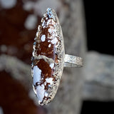 Handmade Wild Horse Magnesite Sterling Silver Ring