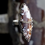 Handmade Wild Horse Magnesite Sterling Silver Ring