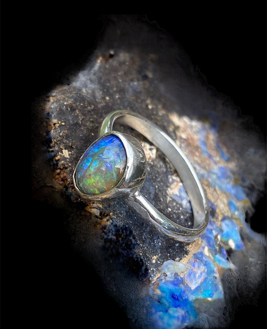 Custom Handmade Opal Ring sold