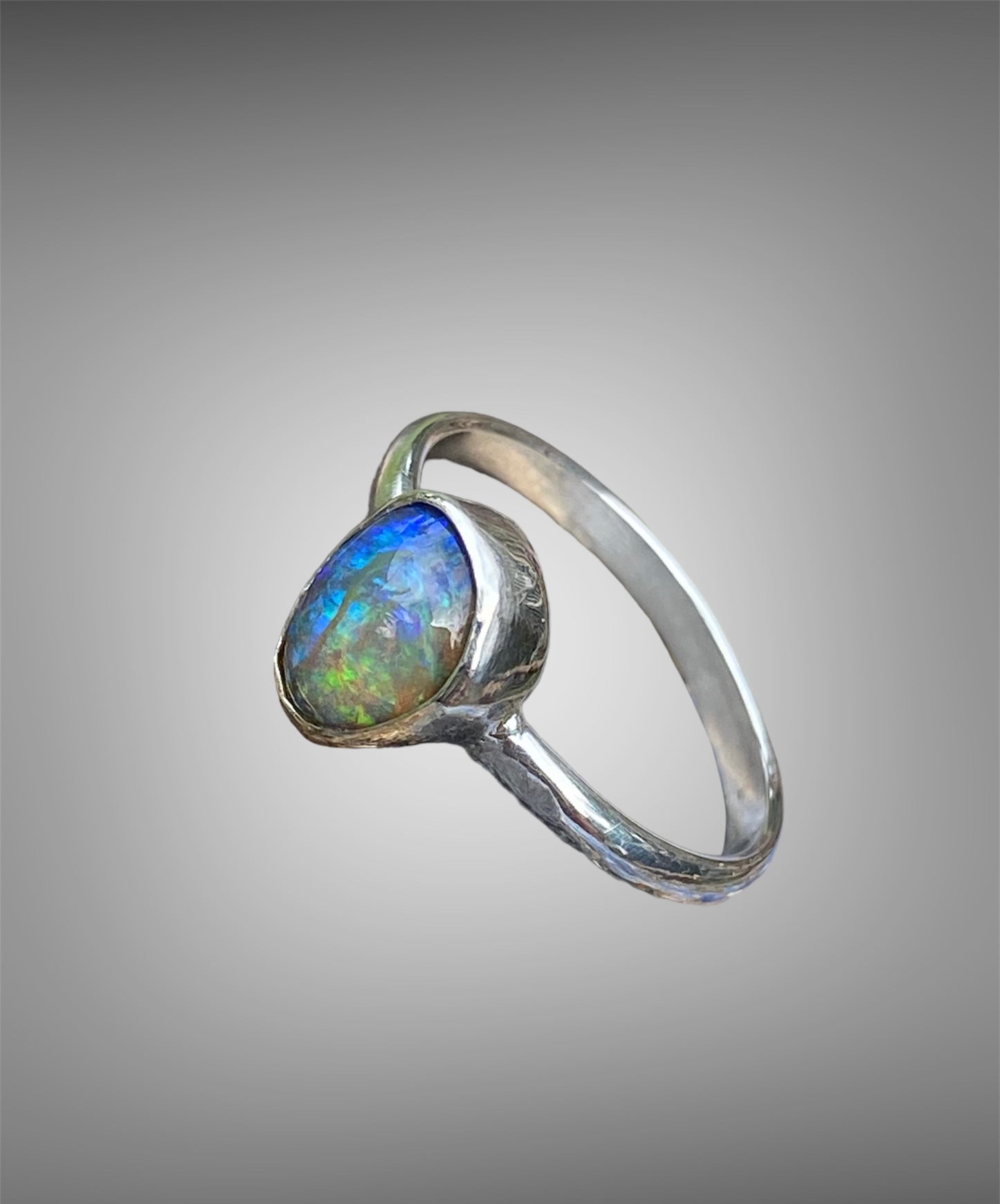 Custom Handmade Opal Ring sold