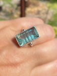 Handmade 14ct Green Fluorite Cocktail Ring