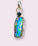 Handmade Australian Sapphire & Opal Pendant